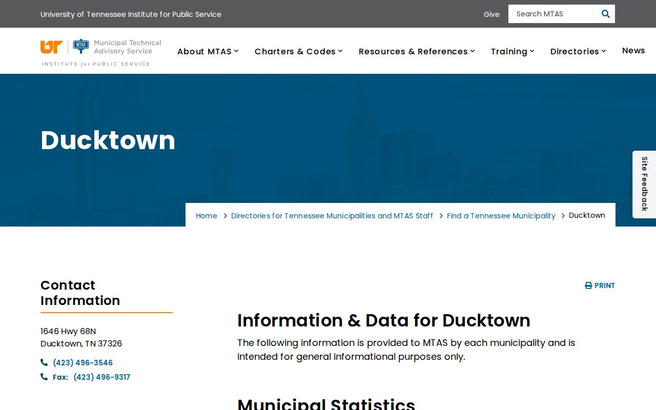 Ducktown court docket city clerk directory